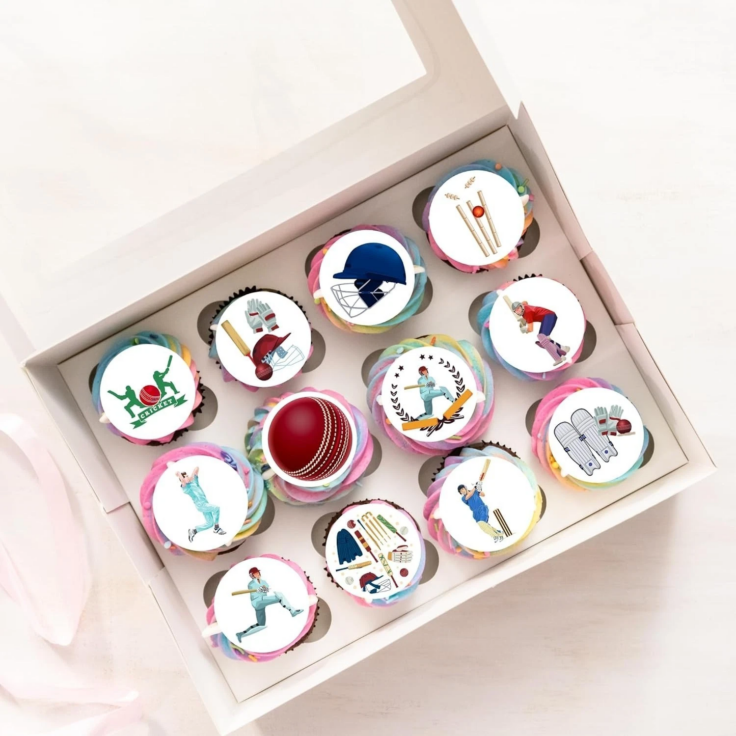 Cricket Pre-Cut Edible Wafer Cupcake Toppers Pack Of 24