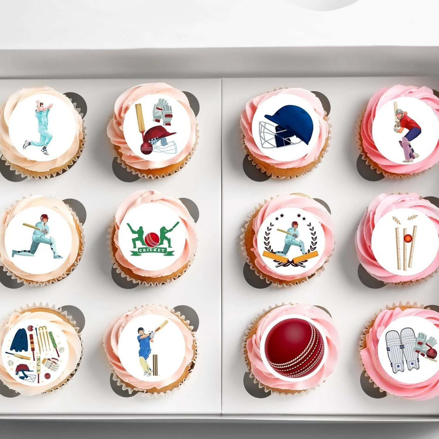 Cricket Pre-Cut Edible Wafer Cupcake Toppers Pack Of 24