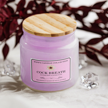 Cock Breath Funny Candle Label Pack Of 2 (Candle Not Supplied)