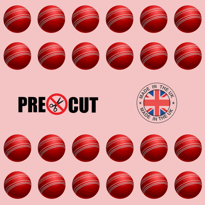 Cricket Balls Pre-Cut Edible Wafer Cupcake Toppers Pack Of 24